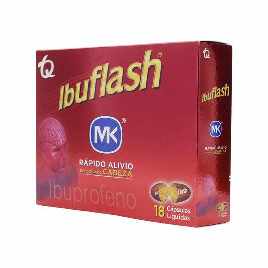 IBUFLASH 400 MG 18 CAPS