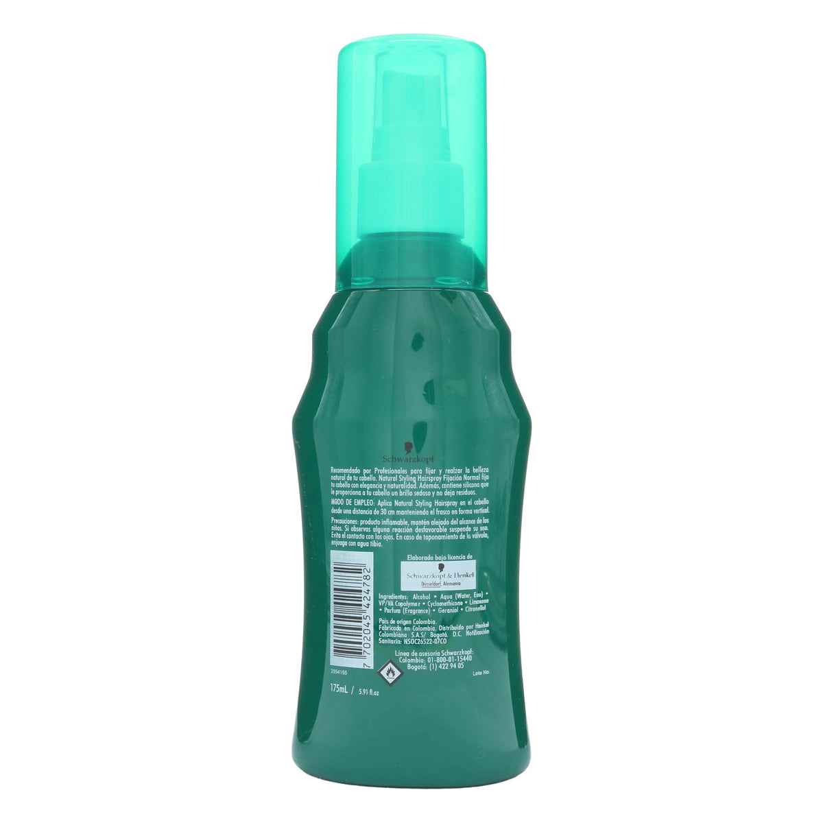 Laca Natural Styling Normal Spray 175 Mililitros + Repuesto
