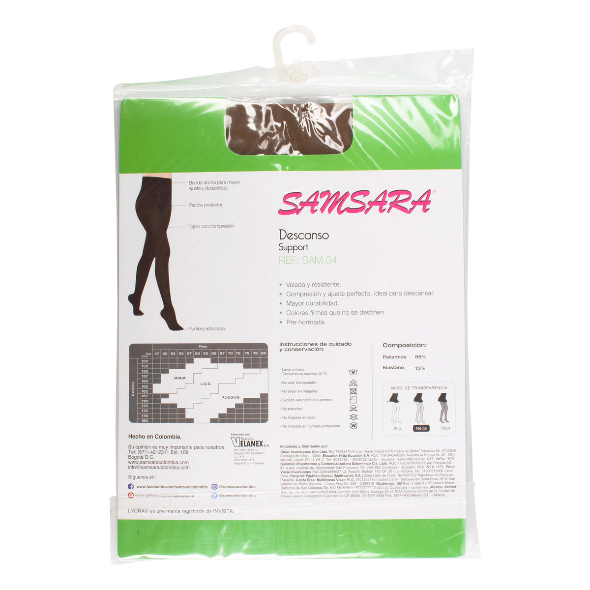 Medias Samsara Descanso XL Brown