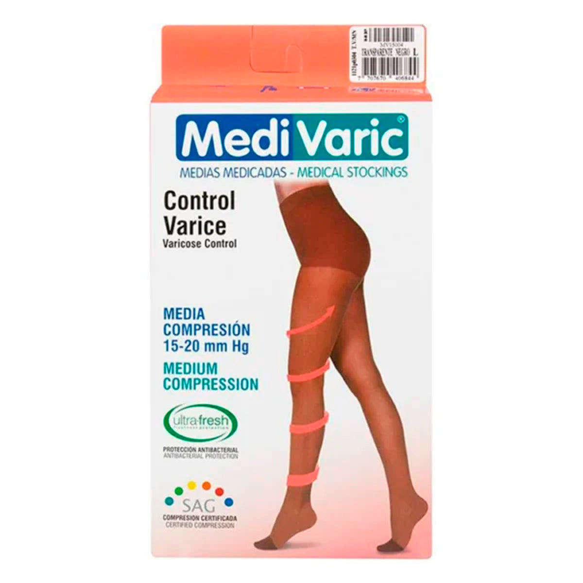 Media Medivaric Cadera Mediana Beige Media Compresión NTI
