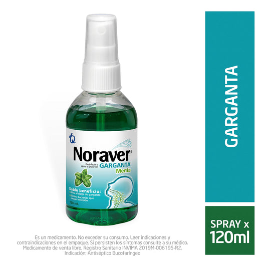Noraver Menta Spray 120 Mililitros