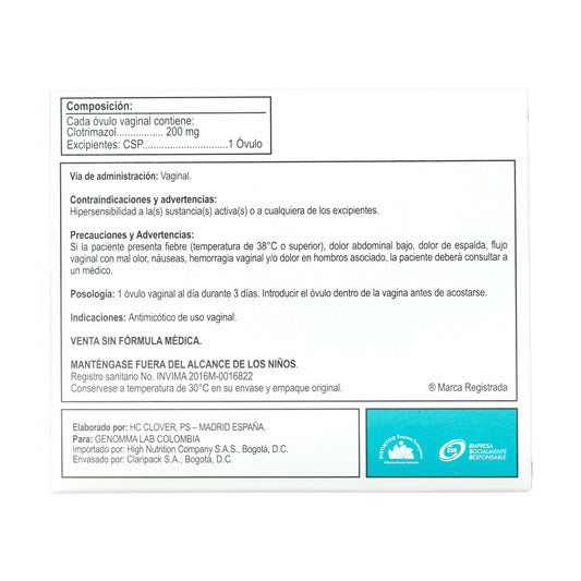 LOMECAN V 200MG 3 OVU.VAGINALES P.E.(SF)