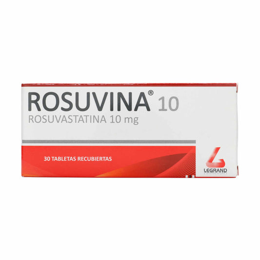 Rosuvina 10 Miligramos 30 Tabletas