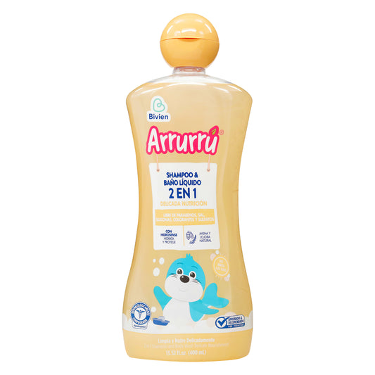 CHA.Y BANO ARRURRU NAT.2EN1 AVENA 400 ML