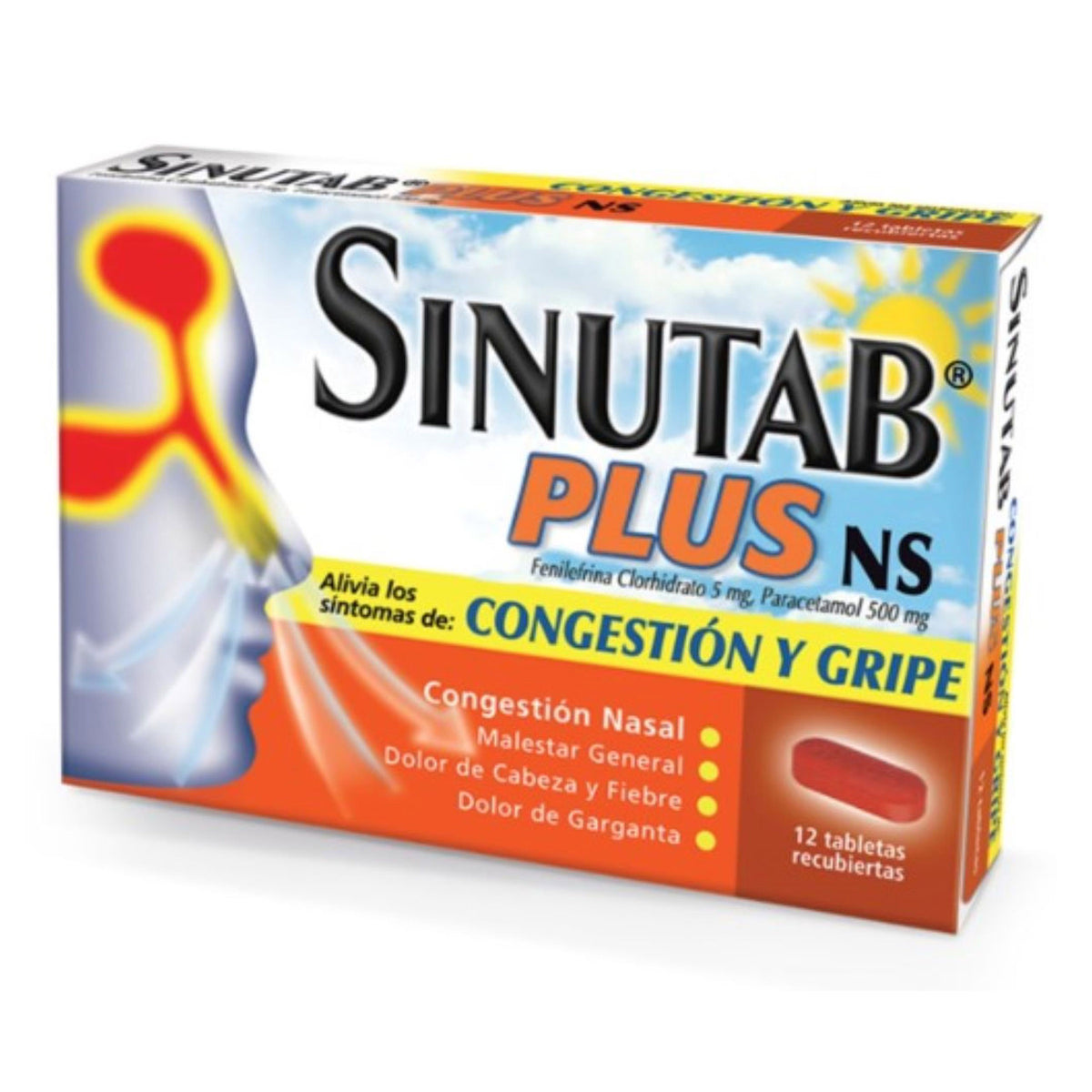 Sinutap Plus NS 12 Tabletas