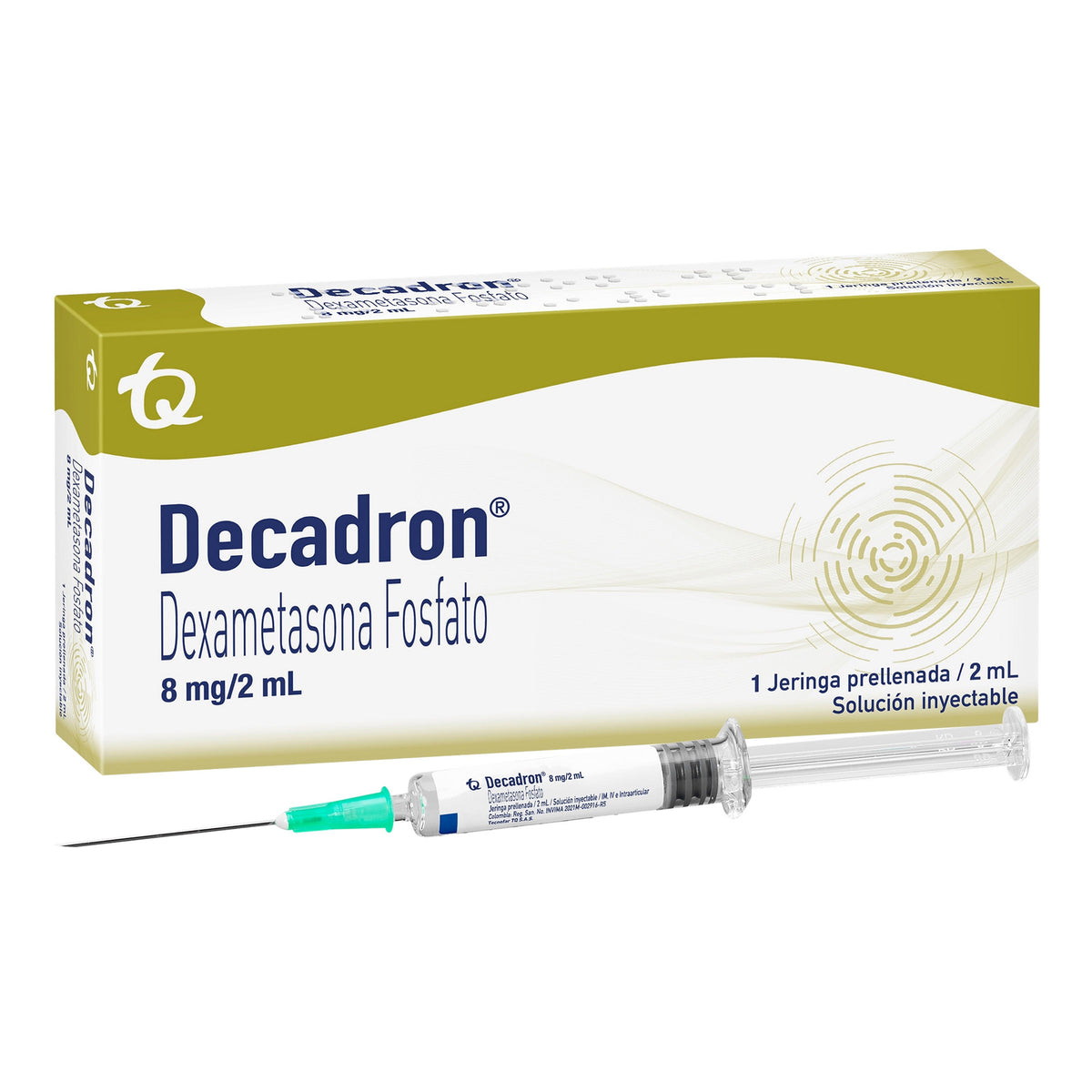 Decadron 8 mg/2 ml Jeringa Prellenada