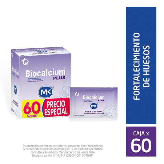 Biocalcium Plus por 60 Sobres