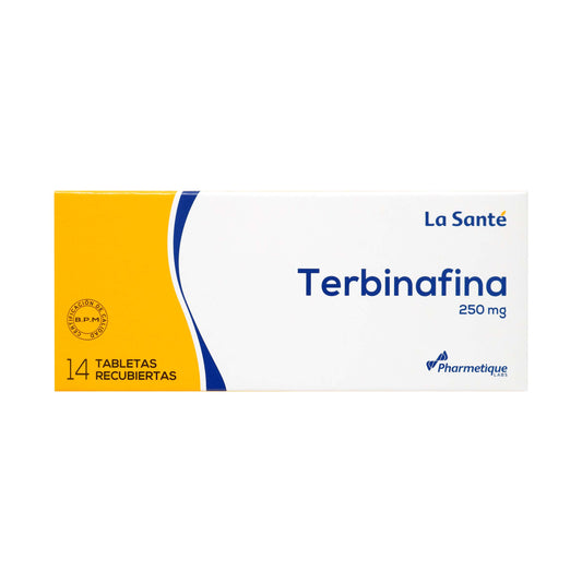 Terbinafina 250 Miligramos 14 Tabletas Recubiertas LS
