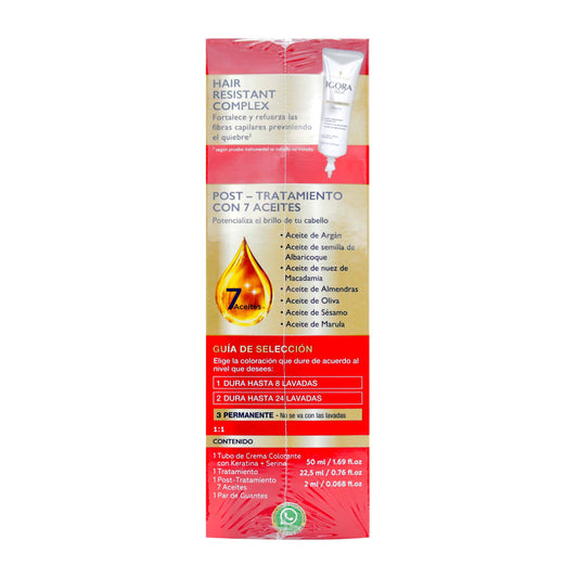 Igora Vital Tubo 3-0 Castaño Oscuro + 2 Oxidantes