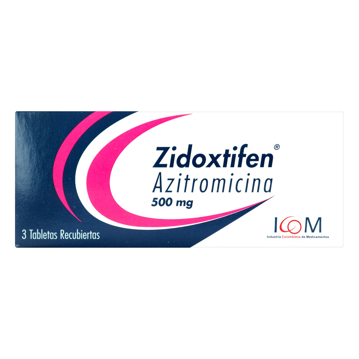 Zidoxtifen 500 mg 3 Tabletas