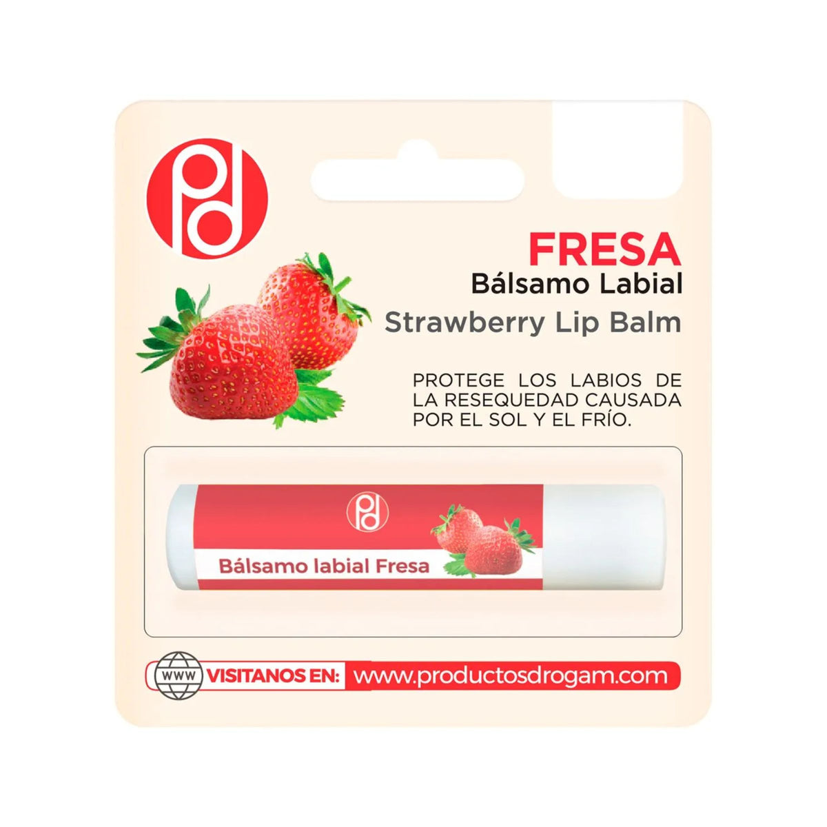 Balsamo Labial De Fresa De 5Gr
