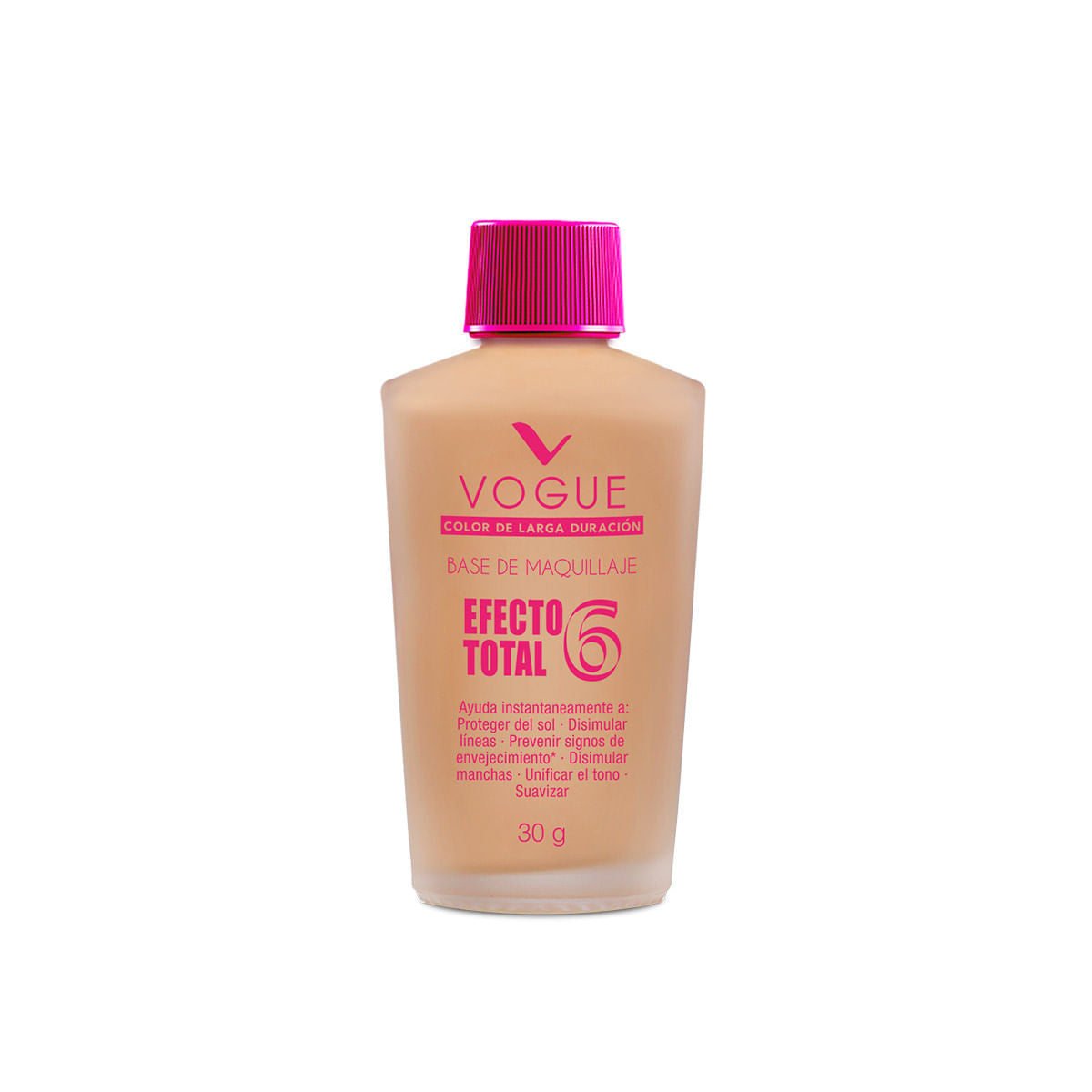 Base De Maquillaje Efecto 6 Rosca Piel 30 Gramos