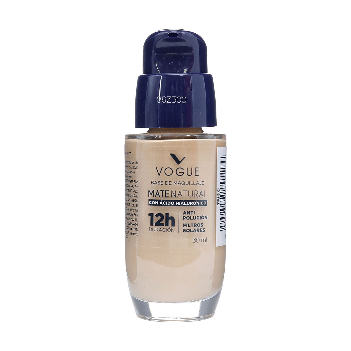 Base Vogue Mate Natural Aceite Trigo 30 ML
