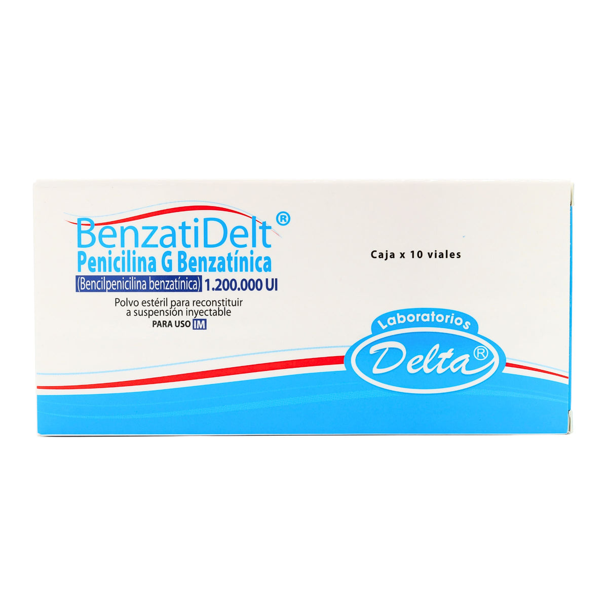 Benzatidelt 1.200.000 UI 10 Viales