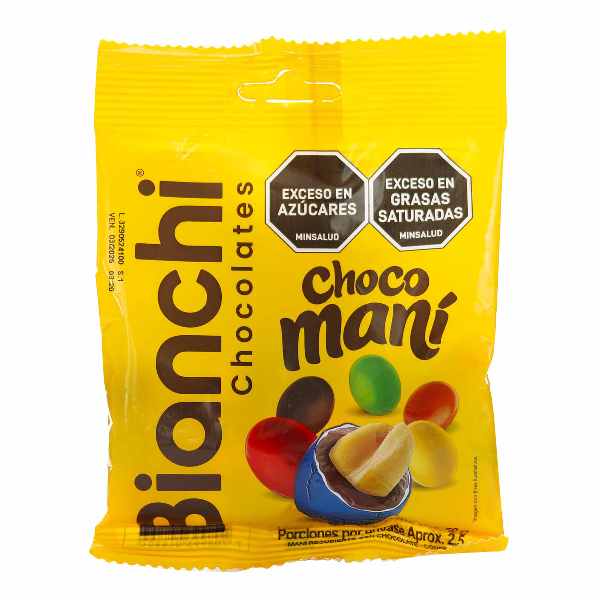 Bianchi Chocolores Mani 50 Gr