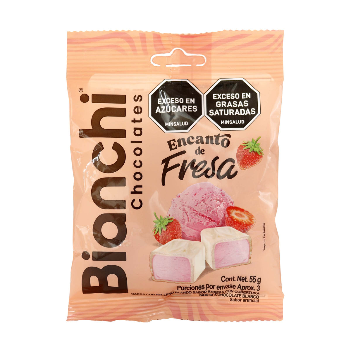 Bianchi Snacks Encanto Fresa 55 Gr