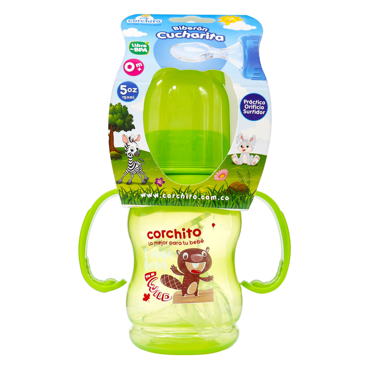 Biberon Cucharita 5 Oz Corchito Solapa