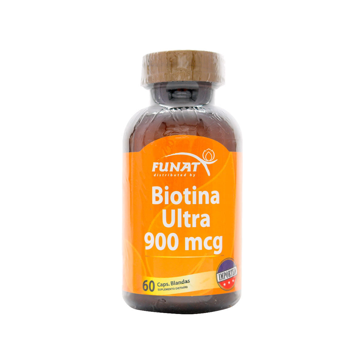 Biotina Ultra 900 MCG 60 Cápsulas