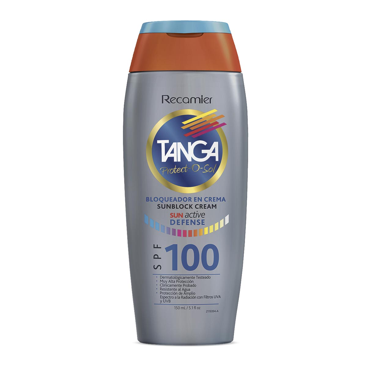 Bloqueador Tanga Fps 100 Crema 150 Mililitros