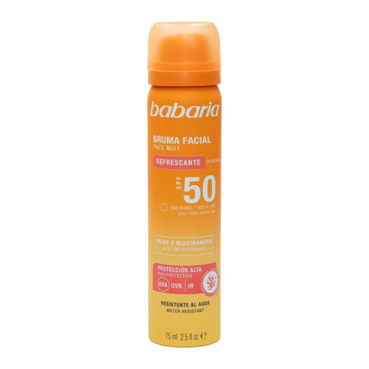 Bruma Babaria Refresc.facial Spf50 75ML