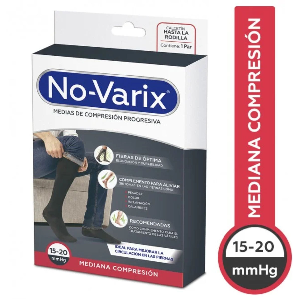 Calcetin Novarix Hom.15-20Mmhg Azut.l