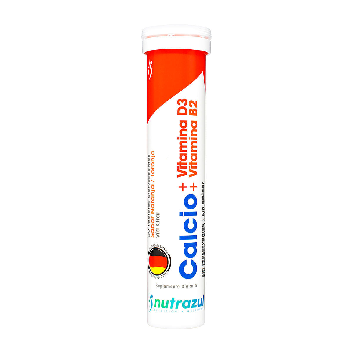 Calcio+Vitamina D3+B2 20Tbs Efe.nutrazul