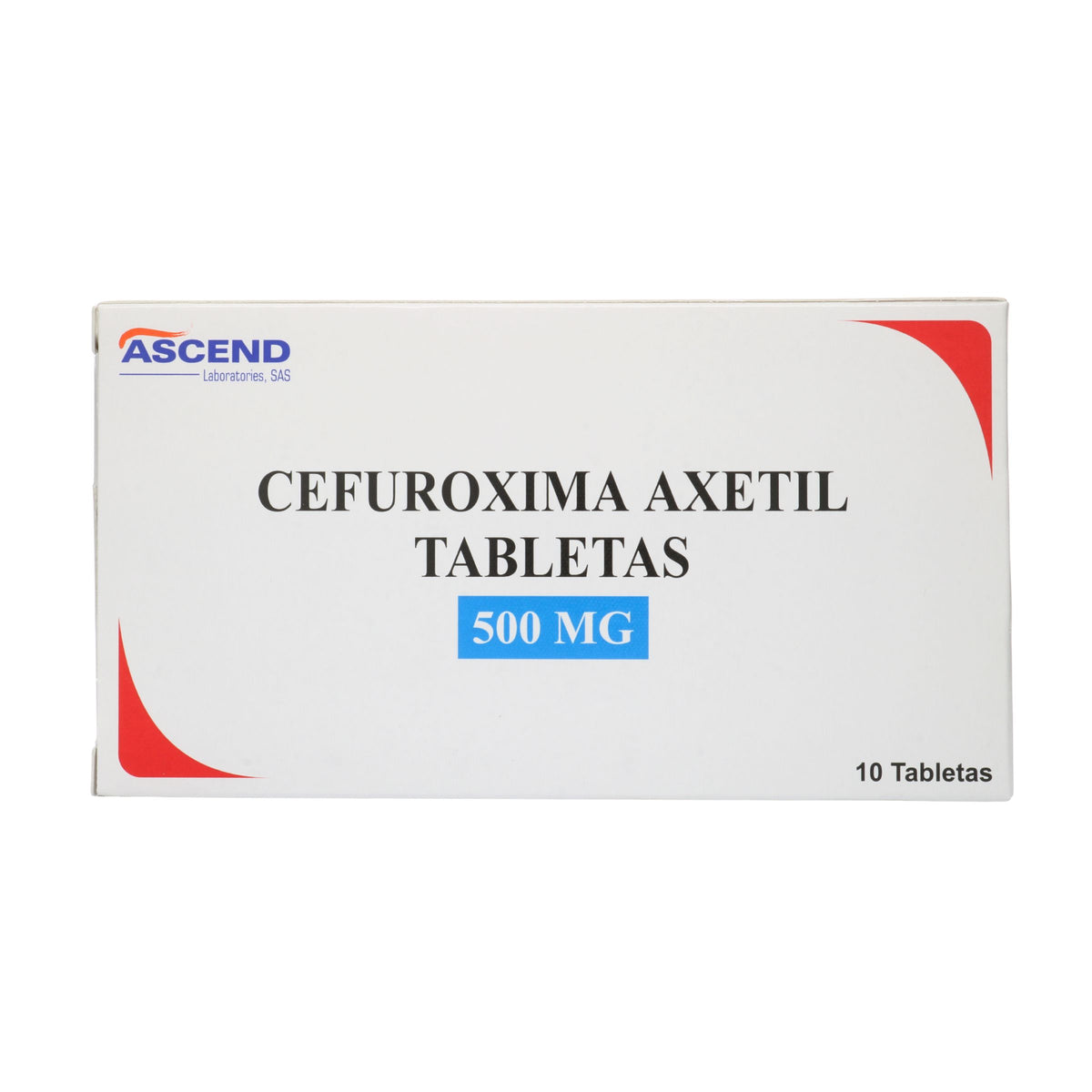 Cefuroxima Axetil 500MG 10 Tabs