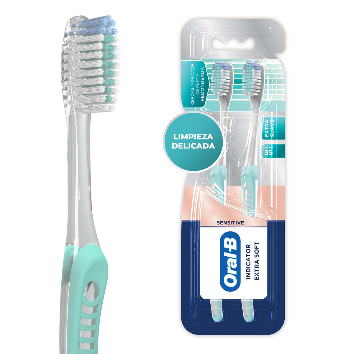 Cep.dental Oral-B Indic.extra Suave 2Pac