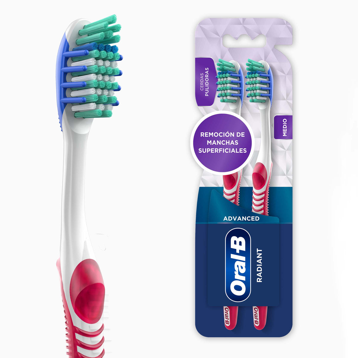 Cep.oral-B Advanced 3D White Medio 2X1