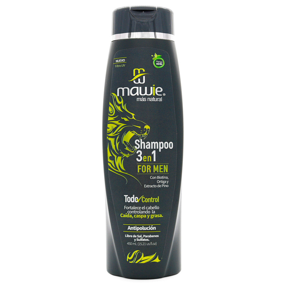 Champu For Men 3 En 1 Mawie 450 ML