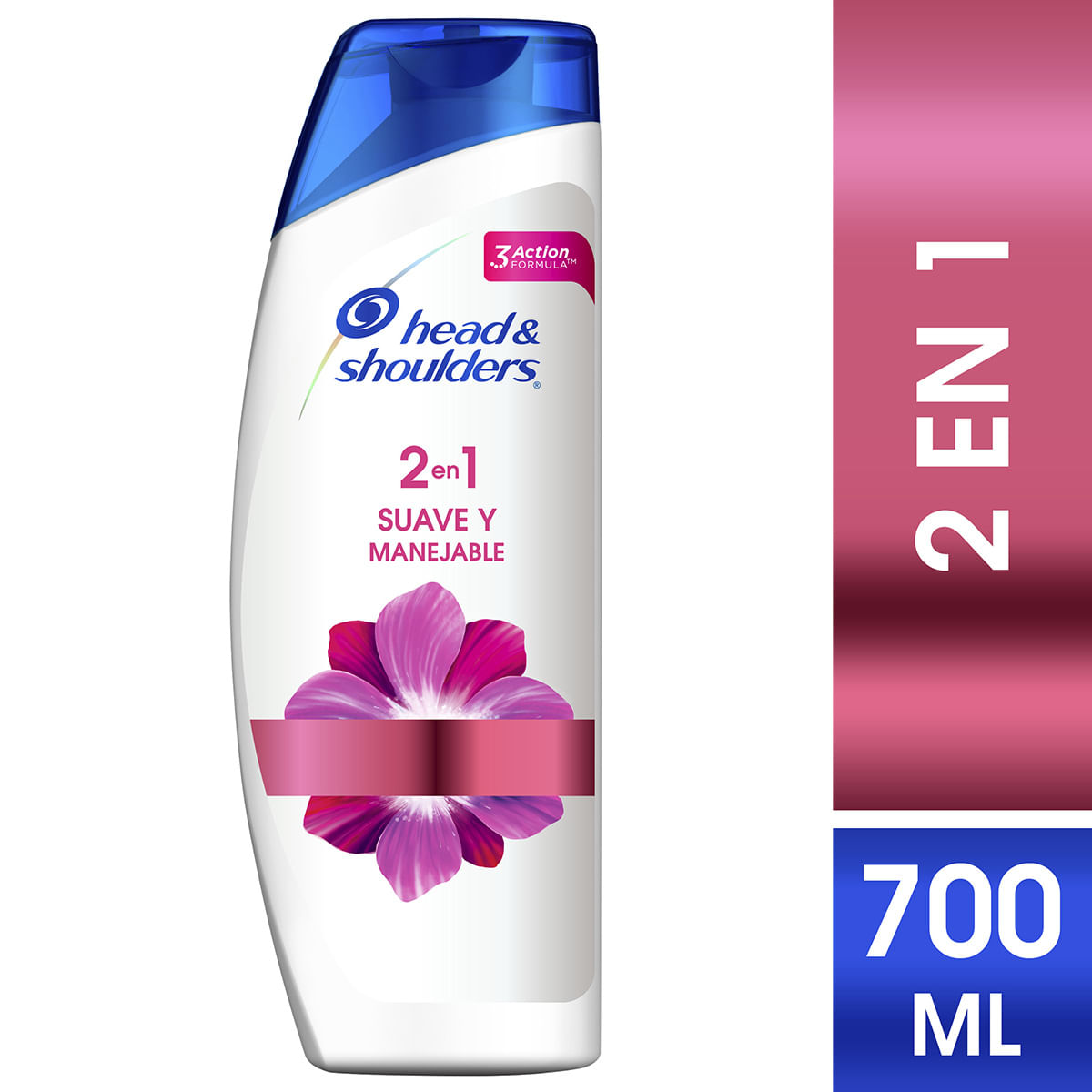 Champú Head Shoulders 2 En 1 Suave Manzana 700 Mililitros
