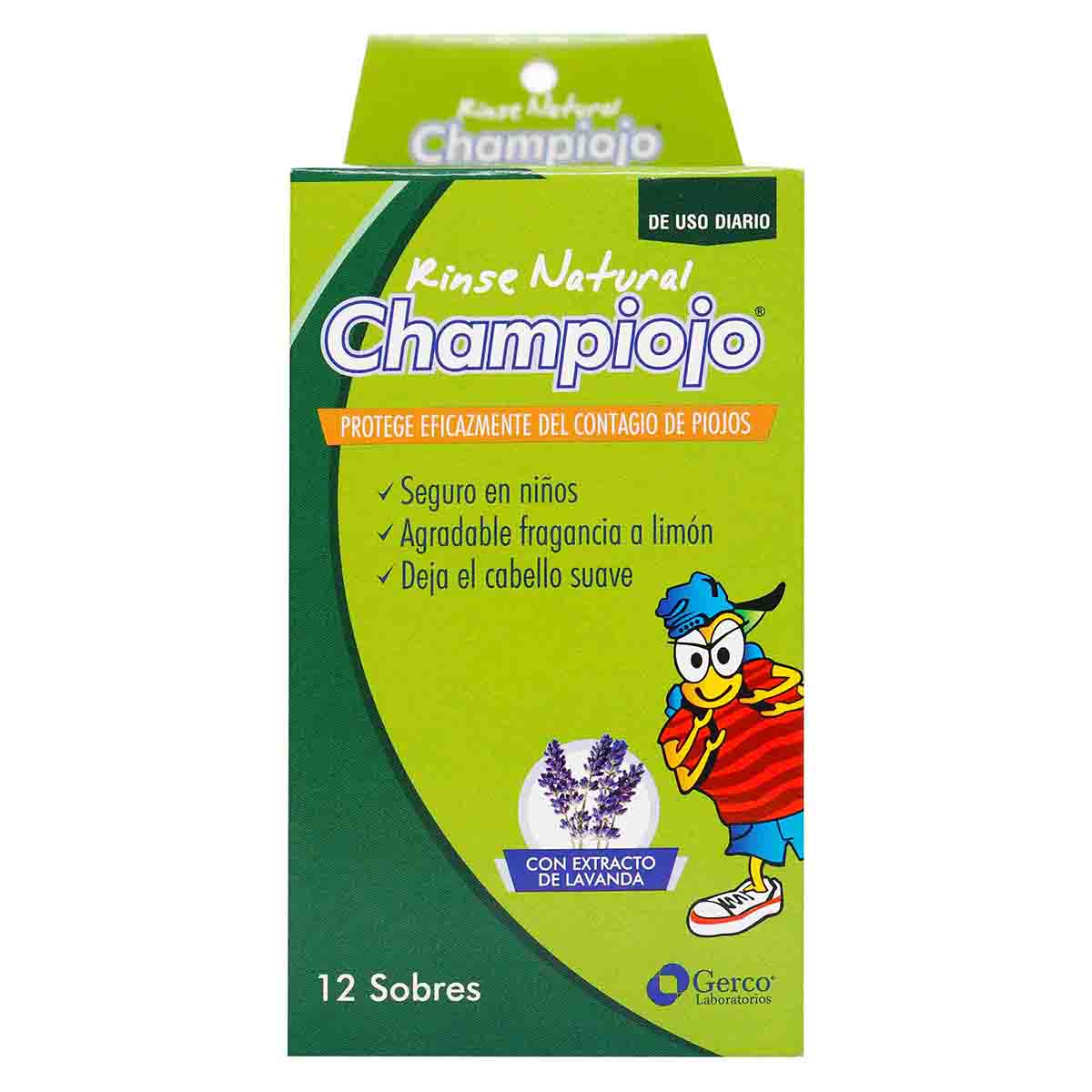 Champú Piojo Natural Lavanda 12 Sobres