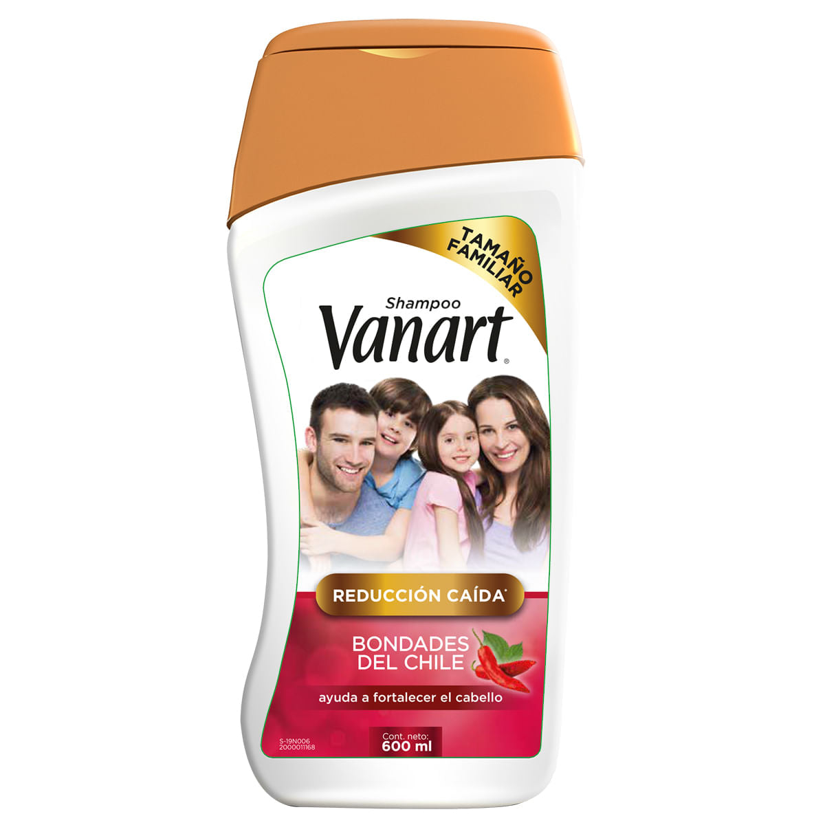 Champú Vanart Reducción Caída Chicle 600 Mililitros