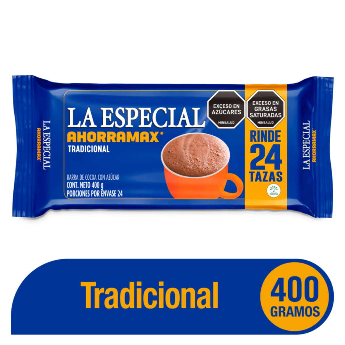 Cho La Especial Ahorramax Barra 400Grs
