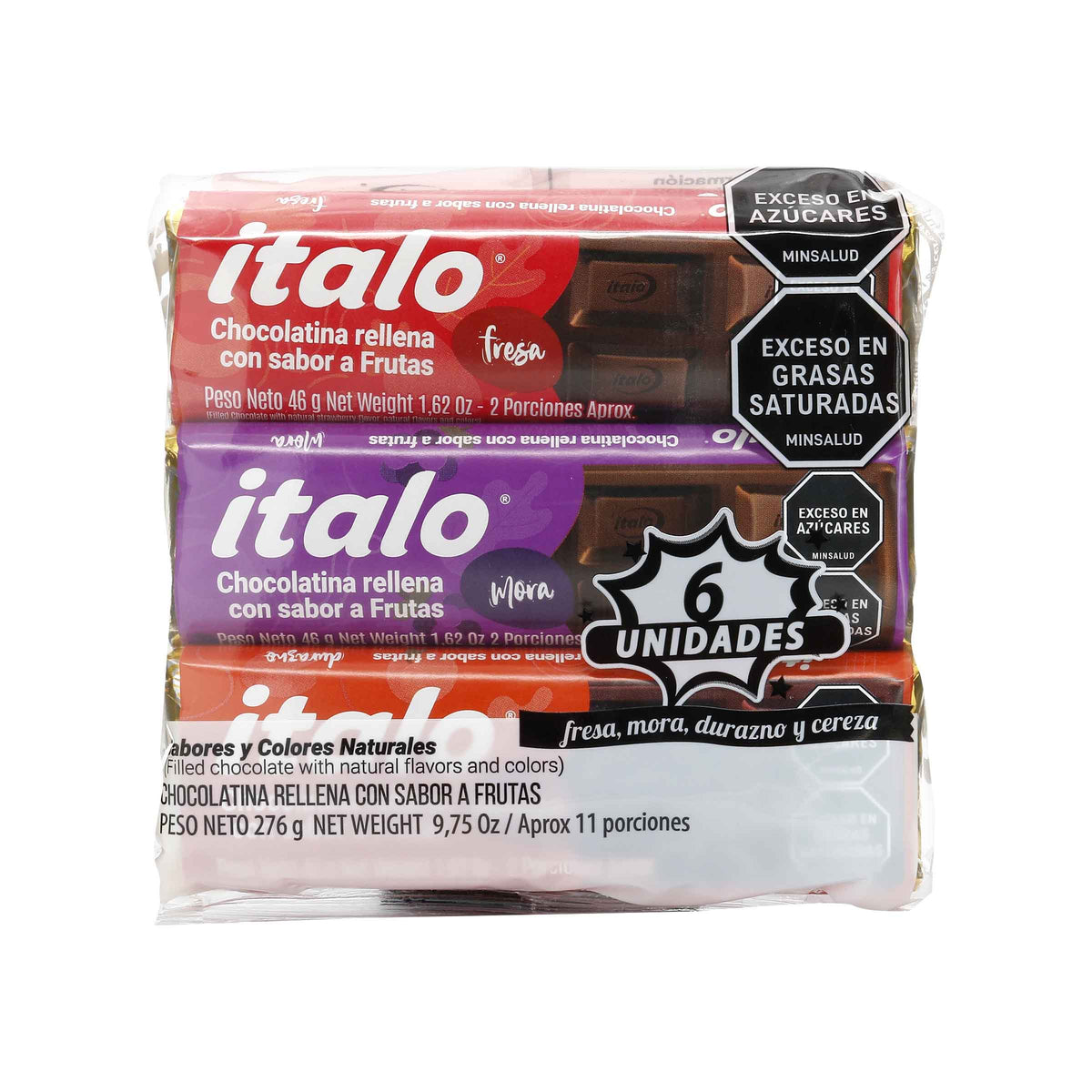 Cho Surtida Italo 6 Und 276 Gr