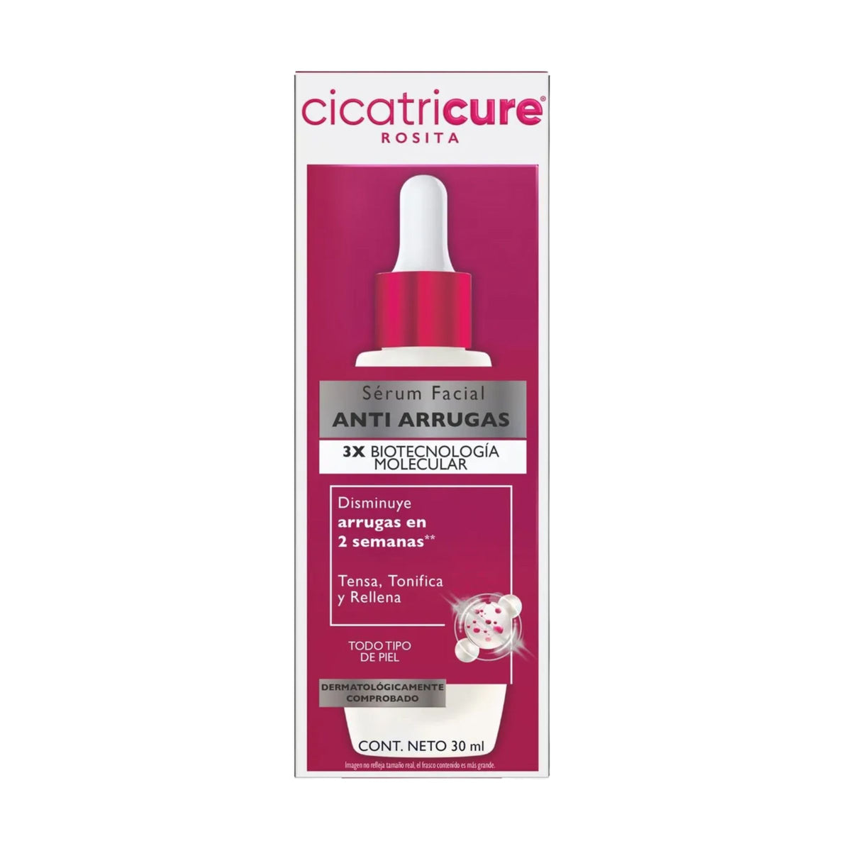 Cicatr. Serum Facial Antiarruga 30ML