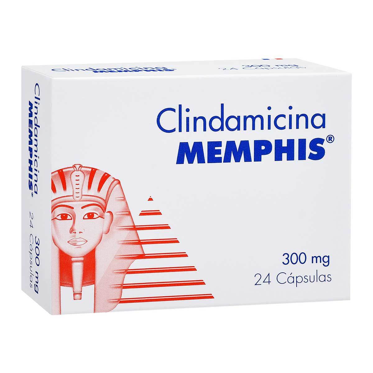 Clindamicina 300 Miligramos 24 Cápsulas