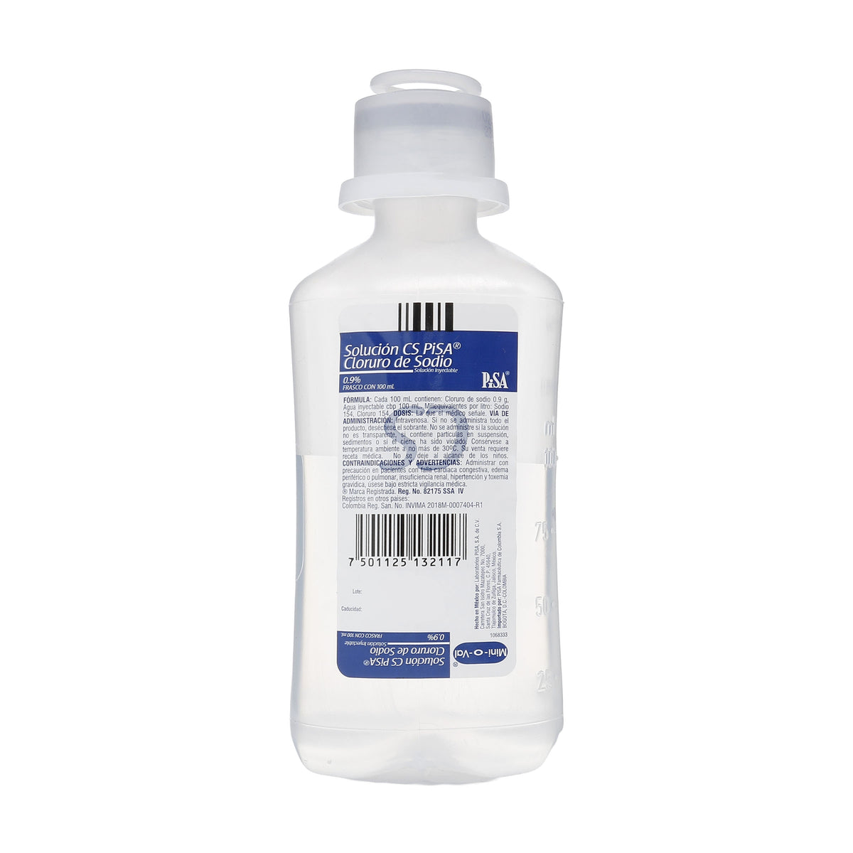 Cloruro De Sodio Cs Pisa 0.9% 100 ML