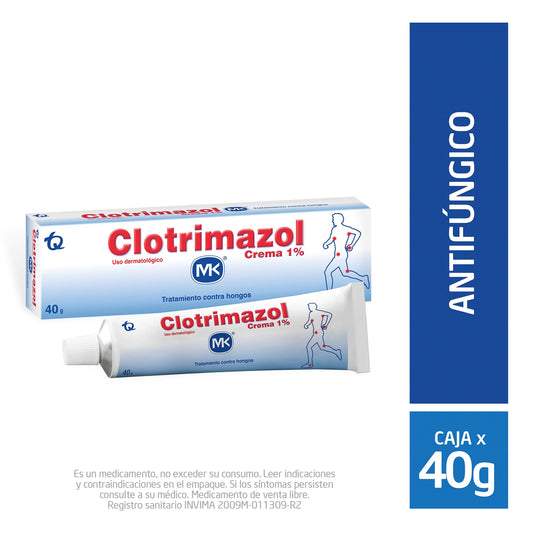 Clotrimazol 1% Crema Topica 40 Gr Mk