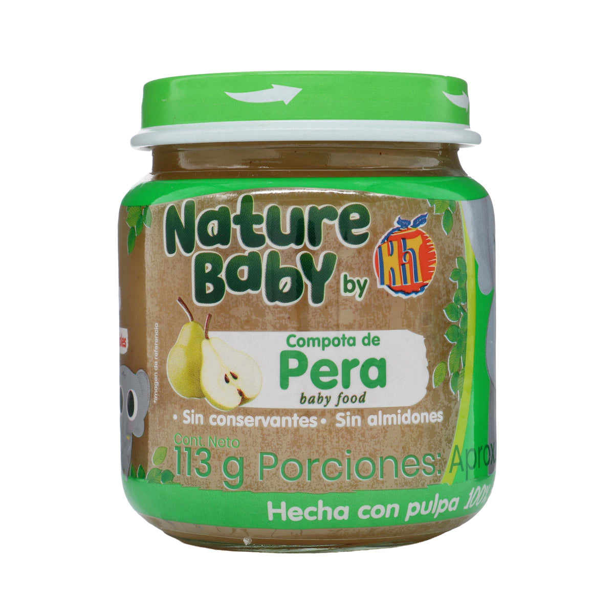 Compota Nature Baby Pera 113 Gr