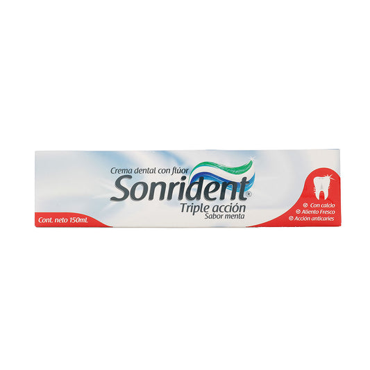 Cre.dental Sonrident Triple Accion 150ML