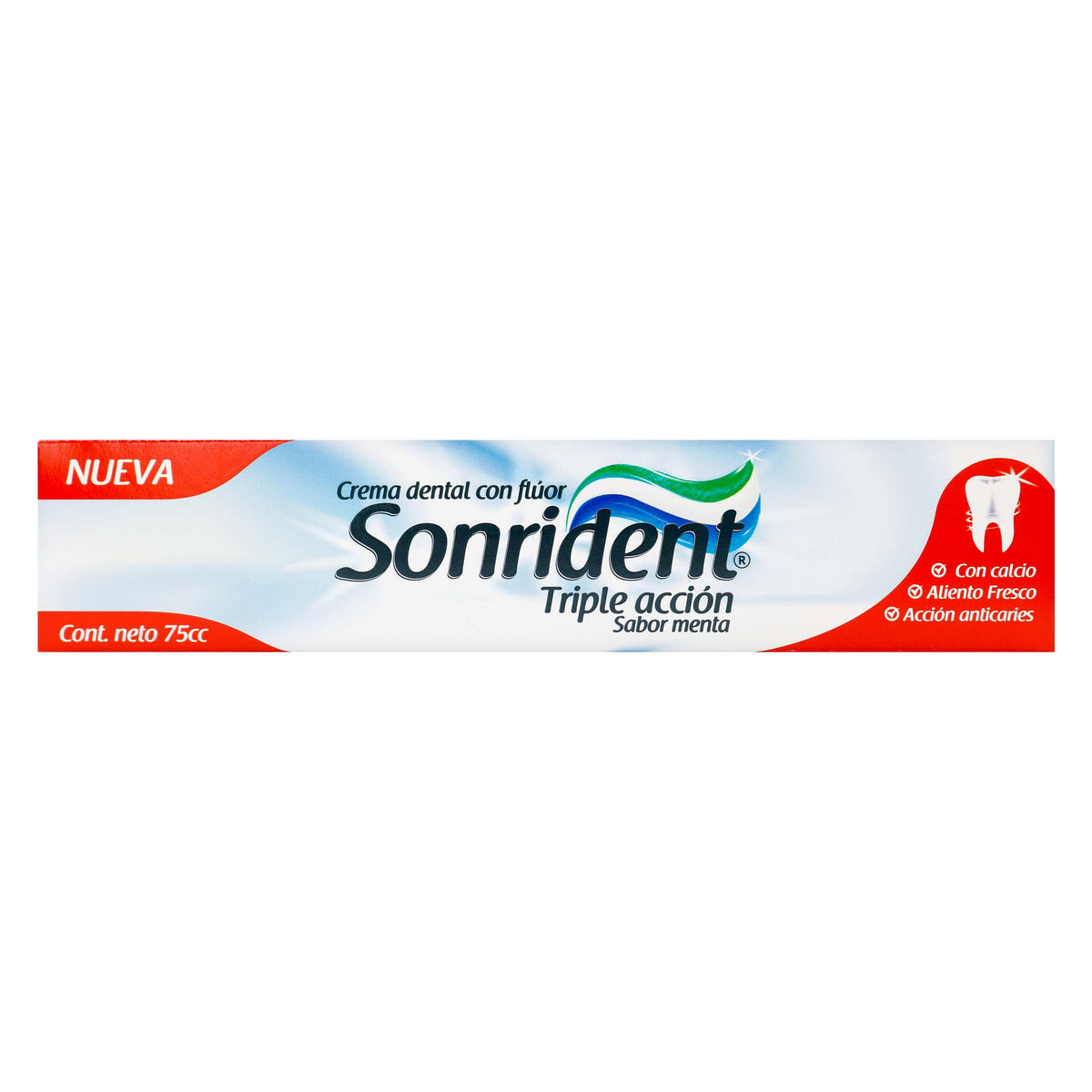 Cre.dental Sonrident Triple Accion 75 ML