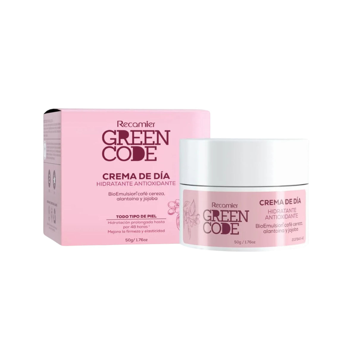 Cre Facial Dia Hidrat Green 50Gr