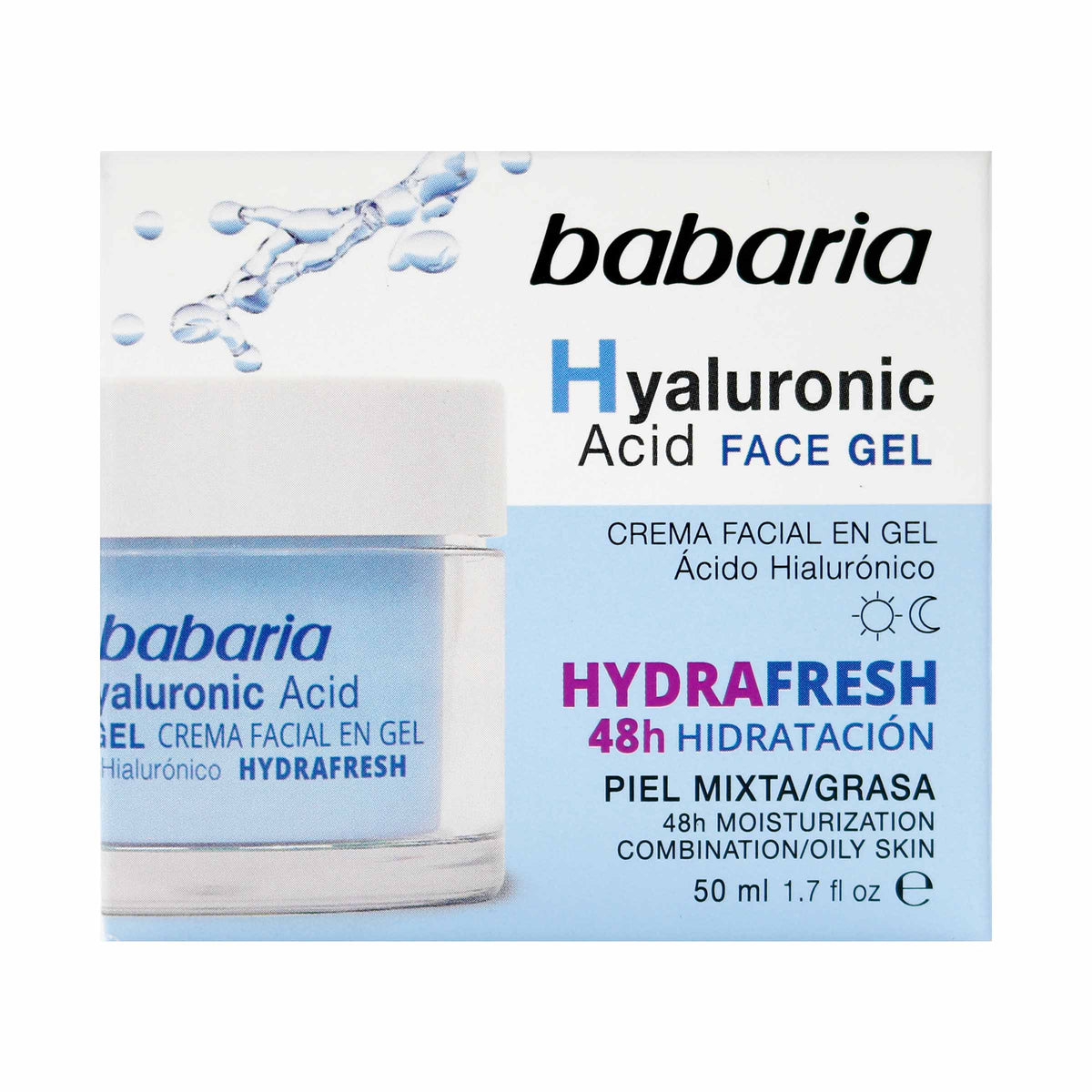 Crema Babaria Facial Gel Aci. Hial. 50ML