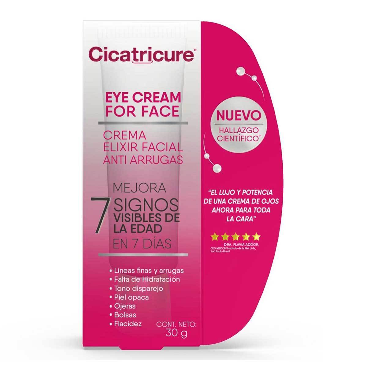 Crema Cicatricure Elixir Facial Anti-Arrugas 30 Gramos