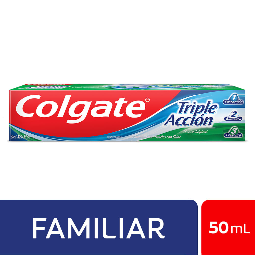 Crema Dental Colgate Triple Acción 50 Gramos