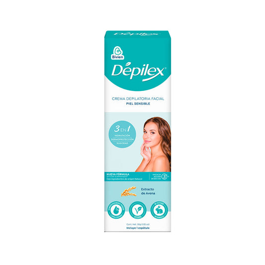 Crema Depilex Facial Piel Sensible 30Gr