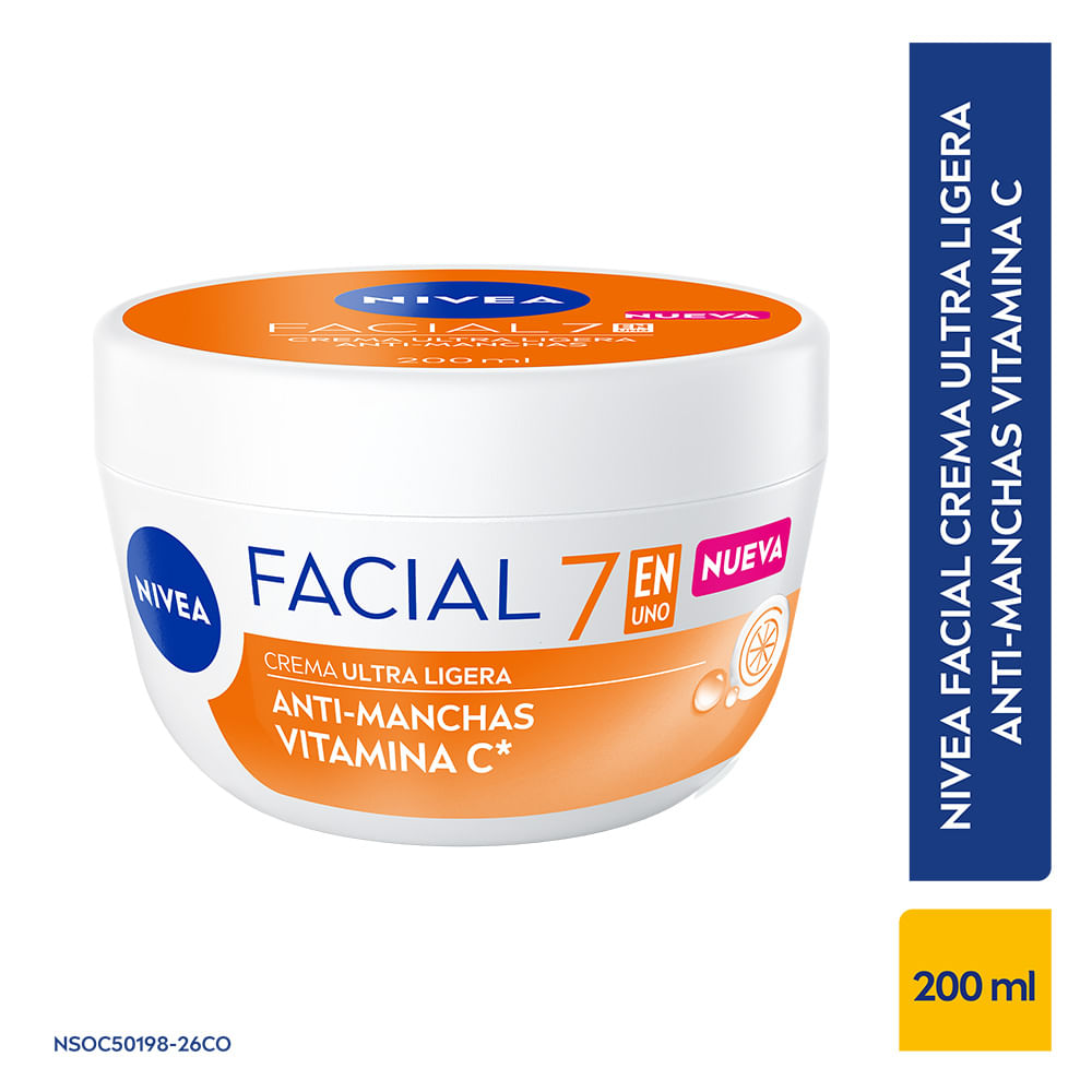 Crema Nivea Cuid Facial Vitamina C 200ML