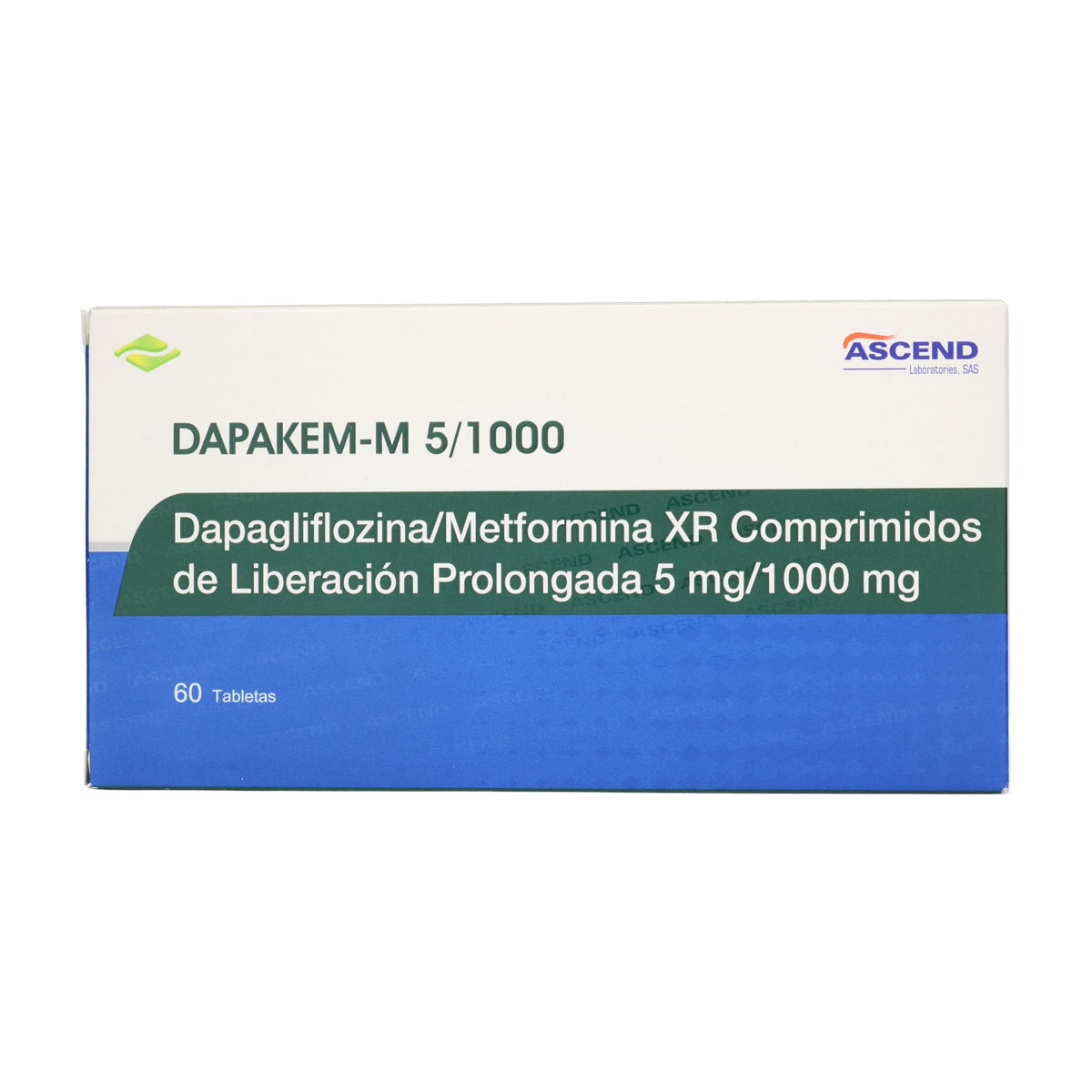 Dapakem-M 5MG/1000MG 60 Tabs