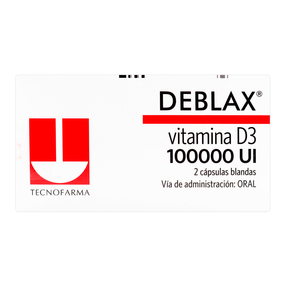 Deblax Vitamina D3 100000 UI 2 CAP